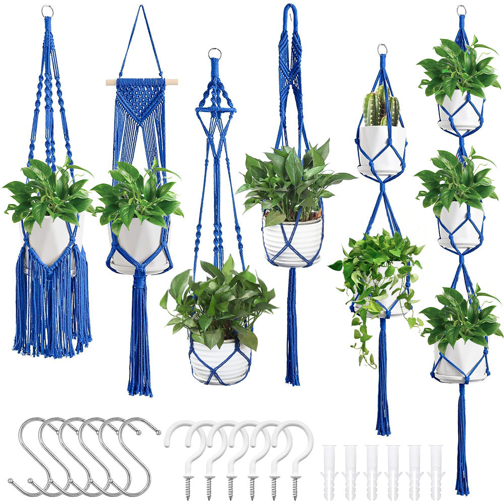 Macrame Plant Hanger Set