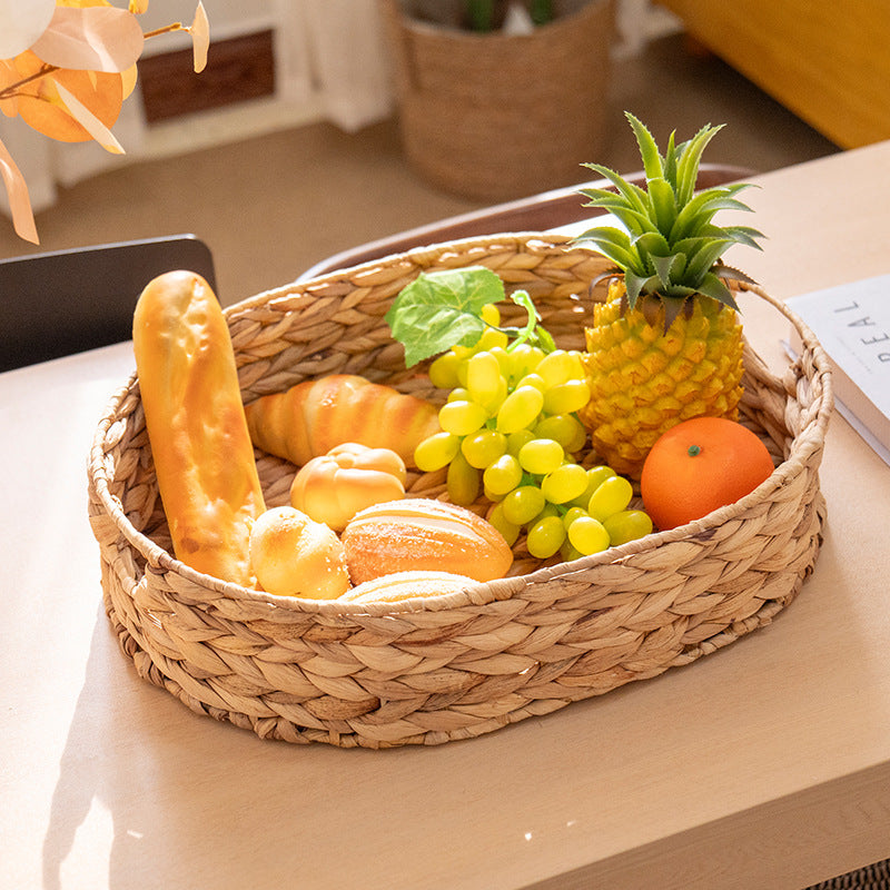 Handcrafted basket made from natural materials