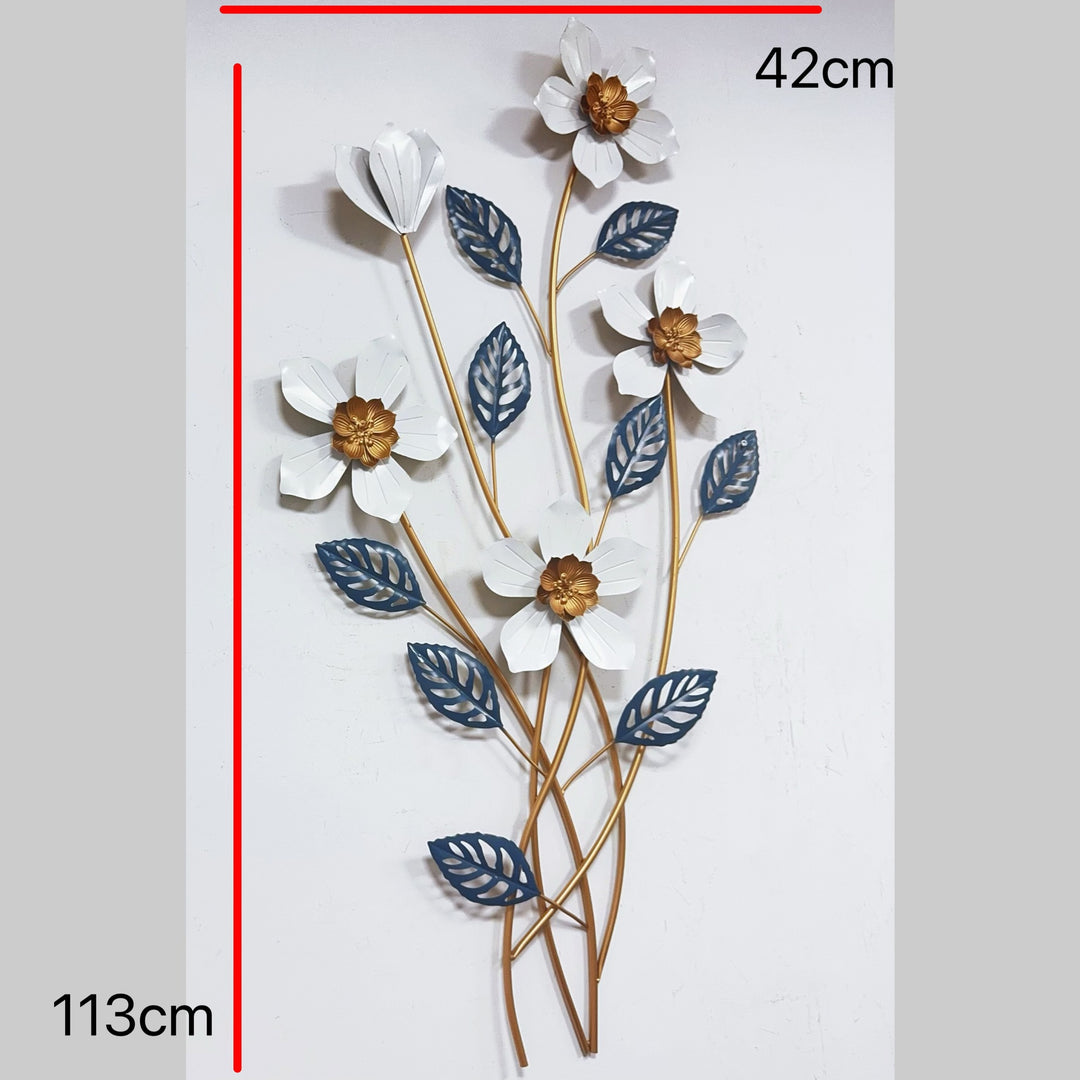 Elegant Floral Wall Sculpture