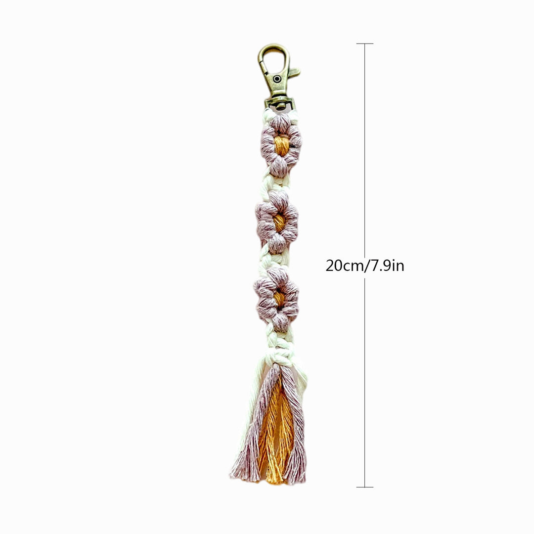 Macrame Tassel Keychain