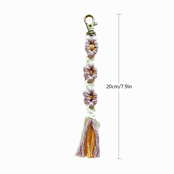 Macrame Tassel Keychain