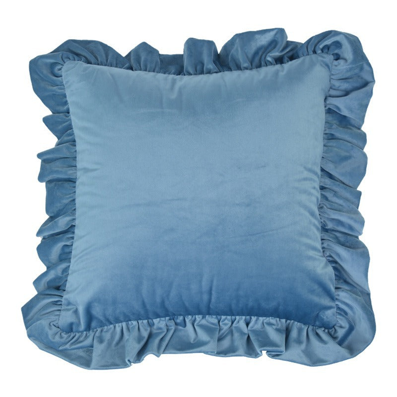 Ruffled Decorative Throw Pillow