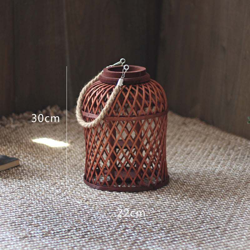 Handcrafted Rattan Lamp