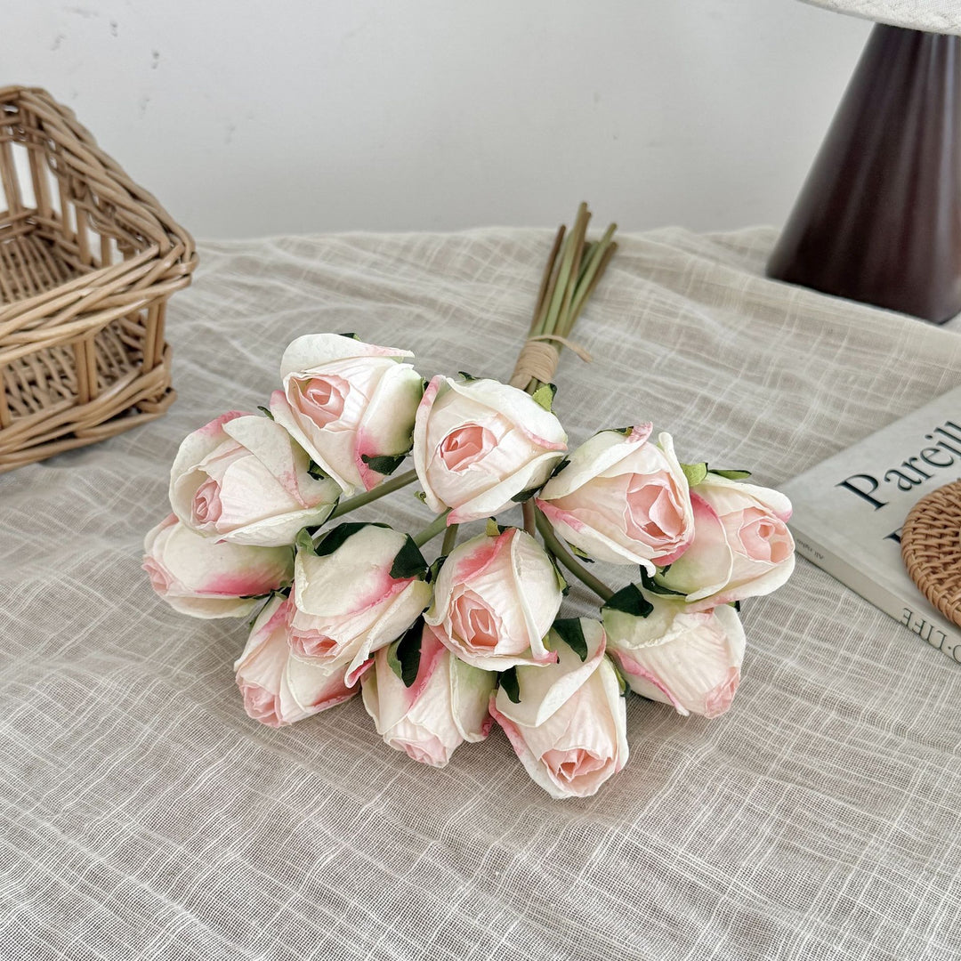 Realistic Fabric Rose Bouquet