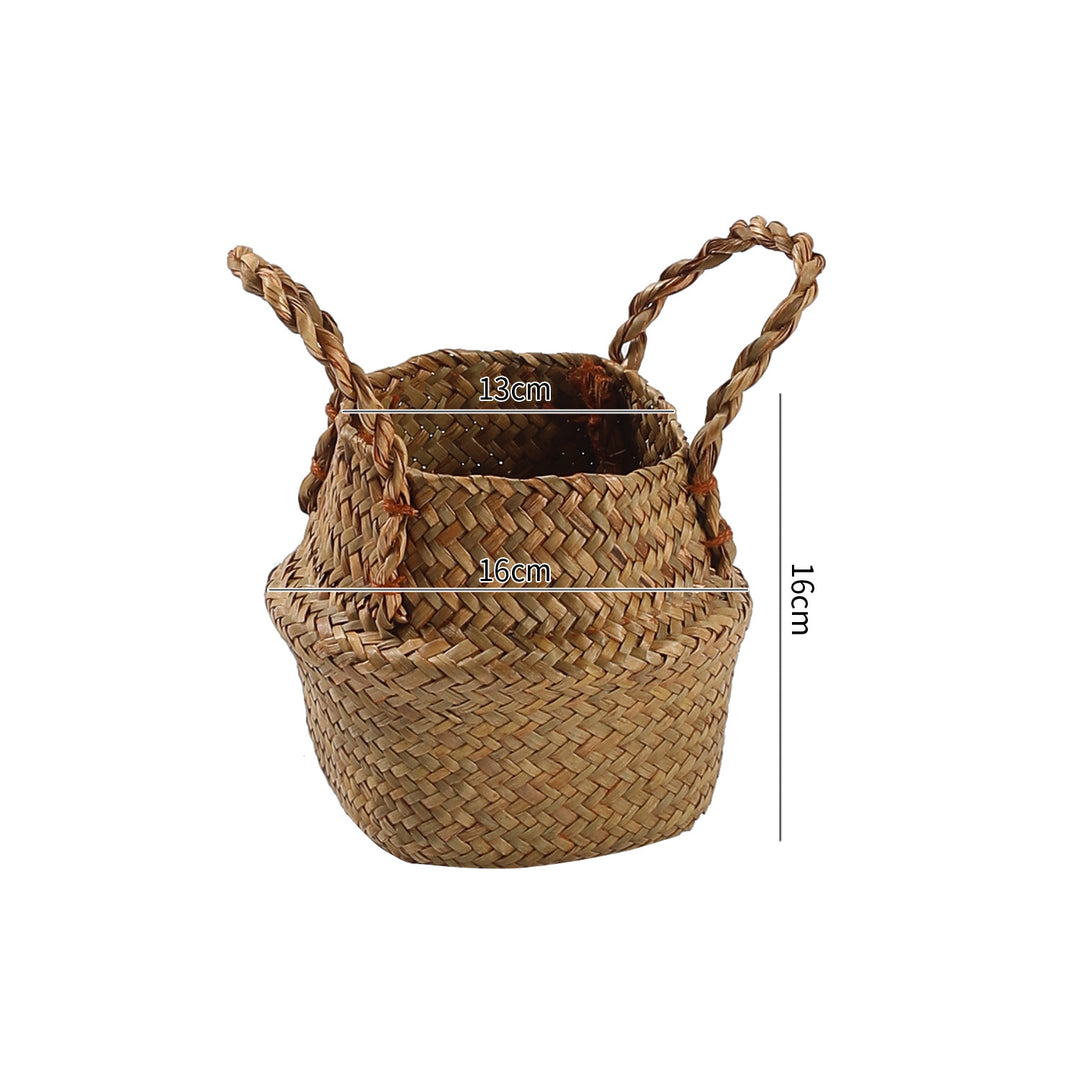 Handcrafted Woven Storage Bucket