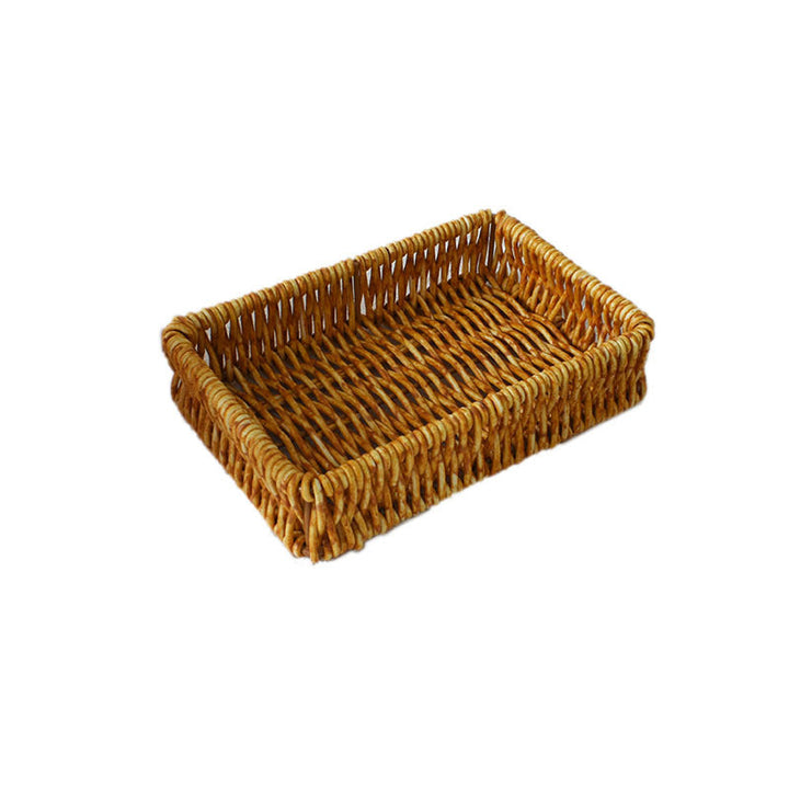 Woven Rectangular Storage Basket