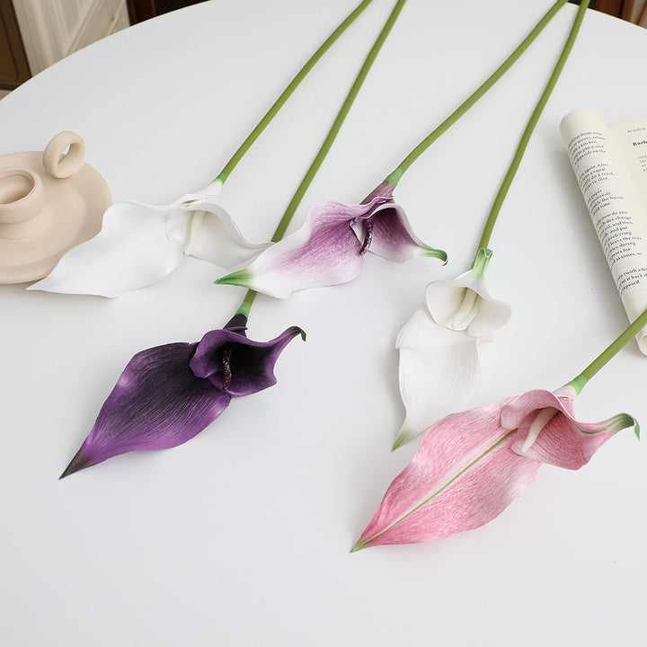 Artificial Calla Blossom Branch with Realistic Details