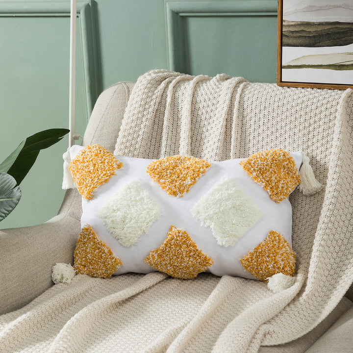 Textured Decorative Accent Throw Pillow