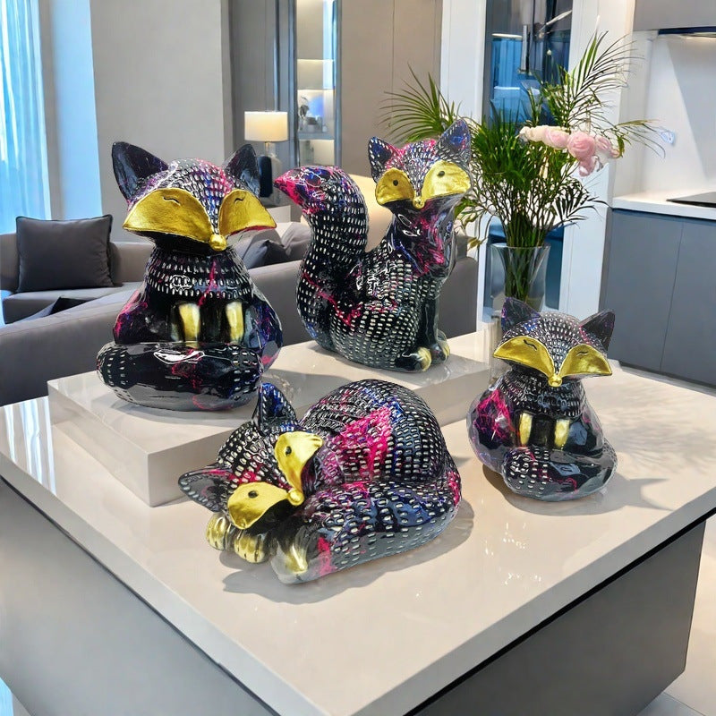 Decorative Fox Sculpture