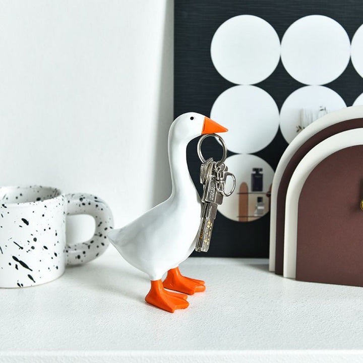 Decorative key holder figure