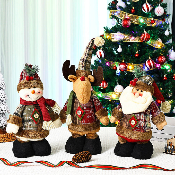 Cute Christmas decoration figure in reindeer look