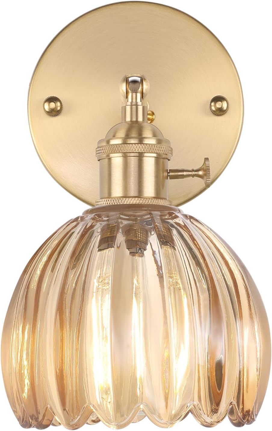 Elegant Glass Wall Lamp
