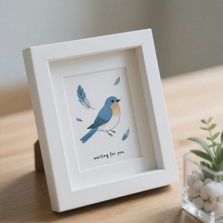 Decorative Bird Illustration Frame