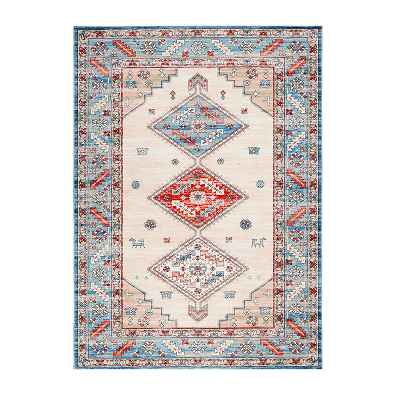 Vintage Floral Medallion Area Rug