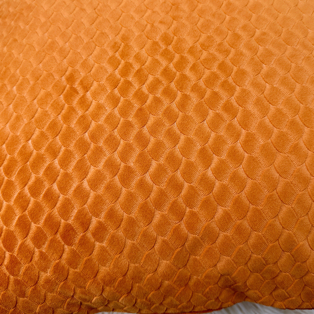 Textured Honeycomb Decorative Pillow