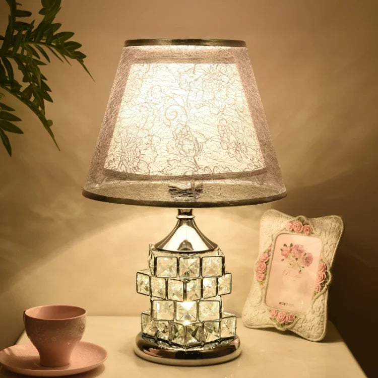 Decorative Crystal Accent Table Lamp