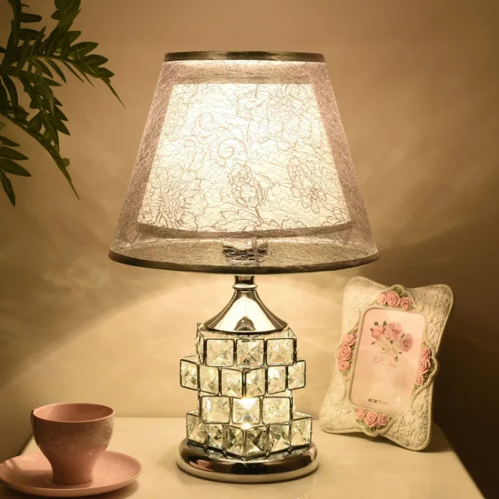 Decorative Crystal Accent Table Lamp