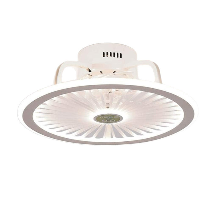 Modern round ceiling fan with light