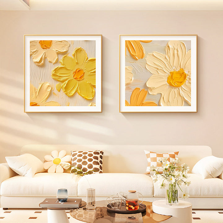 Decorative Floral Framed Wall Art