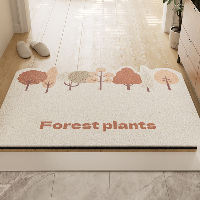 Forest-Themed Non-Slip Bath Mat