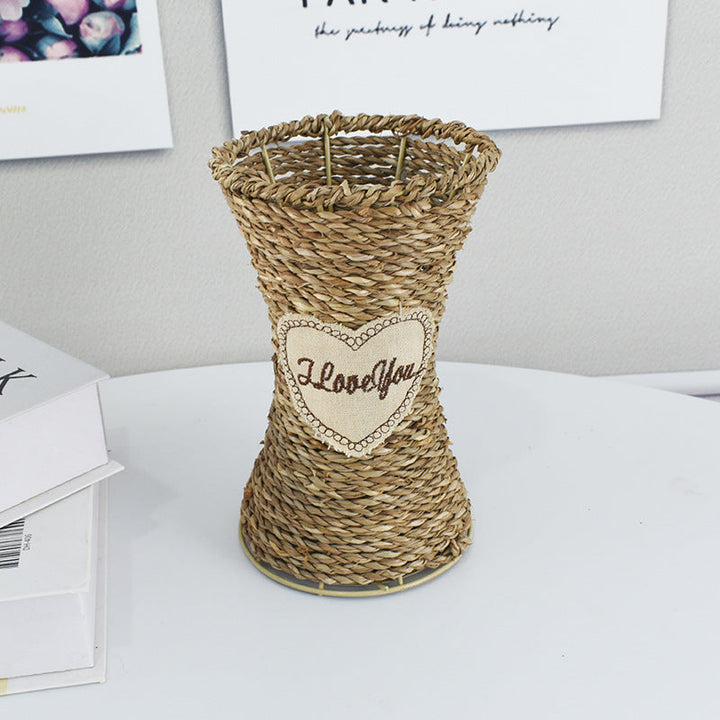 Handcrafted Natural Woven Storage Basket