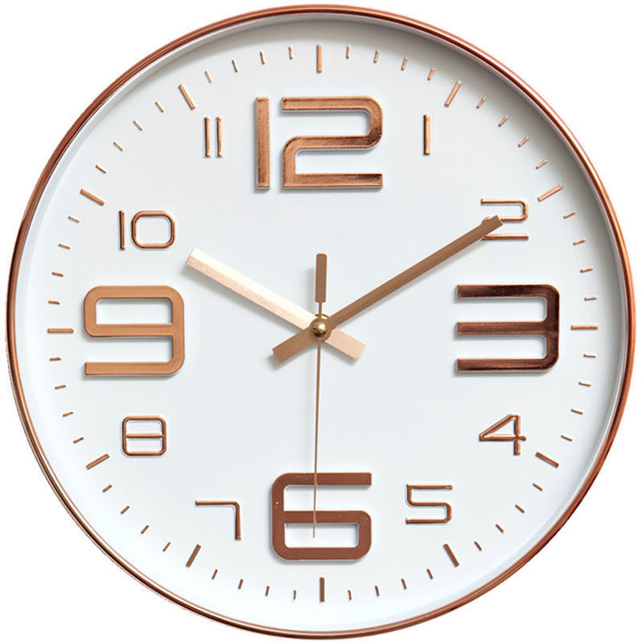Wall clock with large dial and modern design