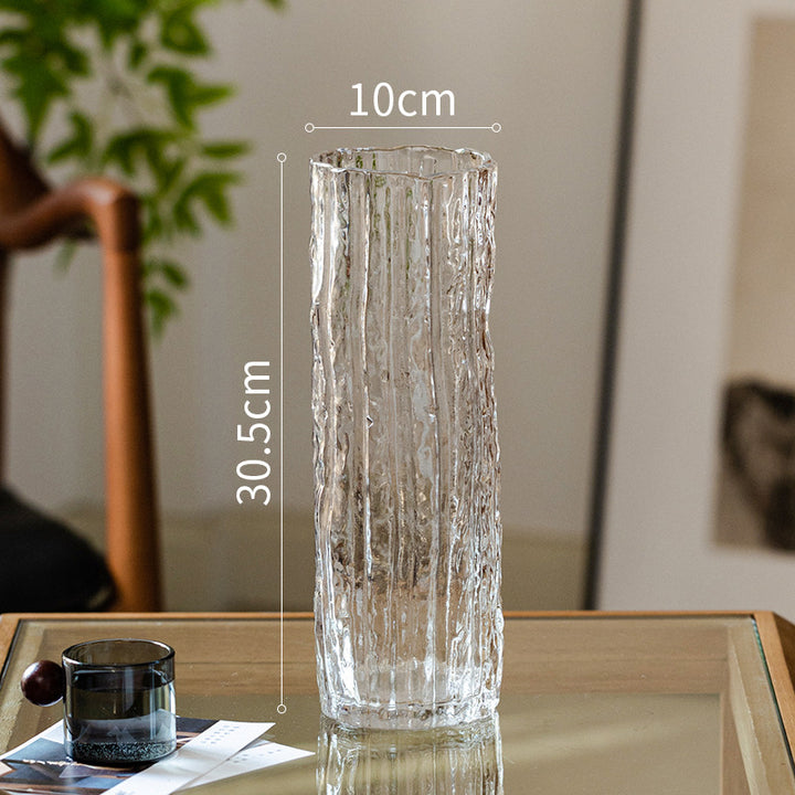 Artful Glass Vase in Modern Design