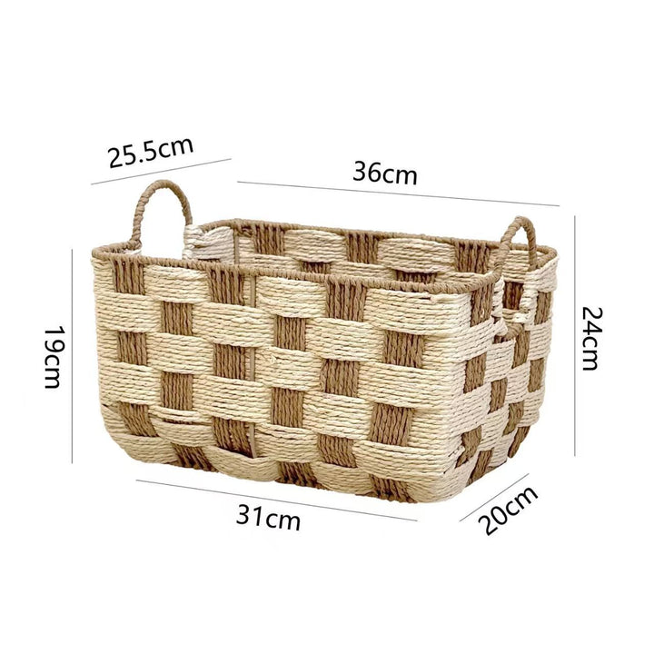 Natural Fiber Storage Basket