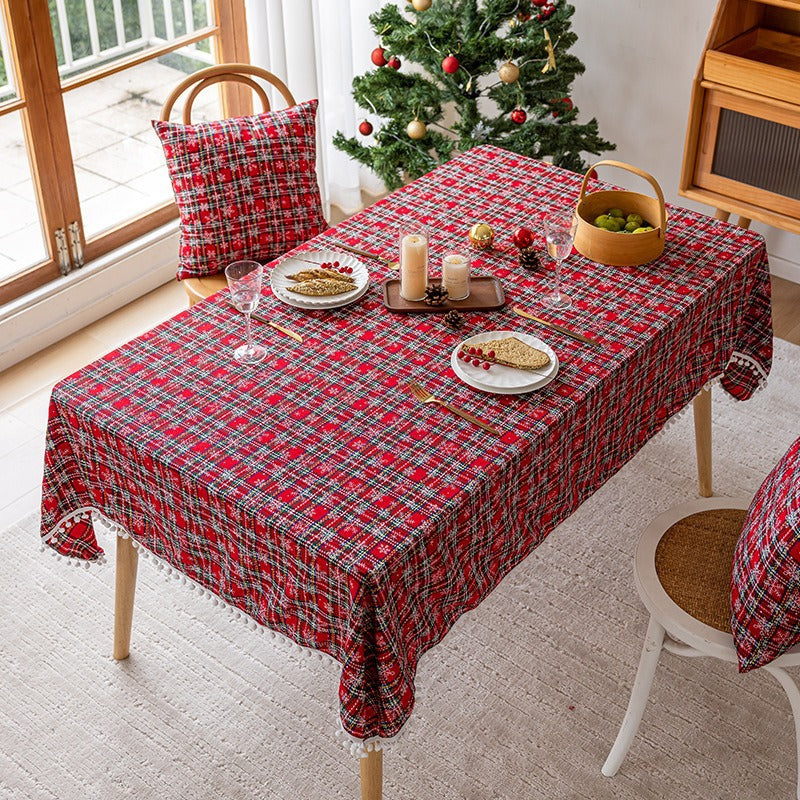 Festive Patterned Tablecloth