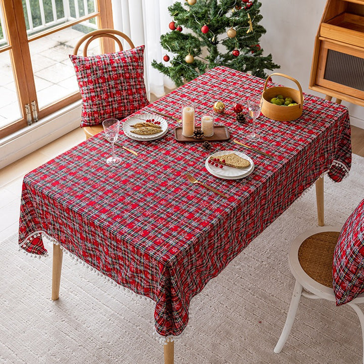 Festive Patterned Tablecloth