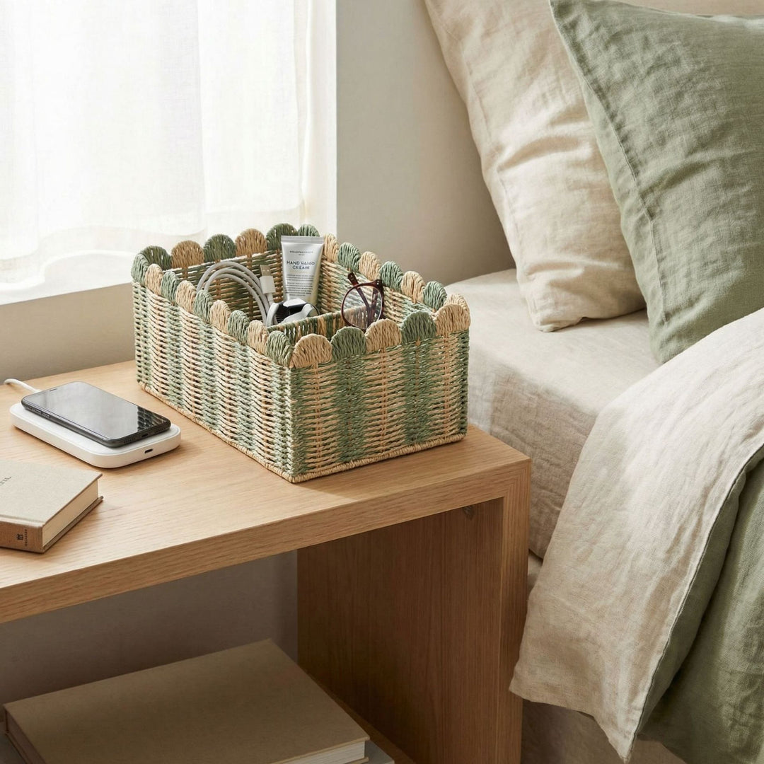 Storage basket in classic design