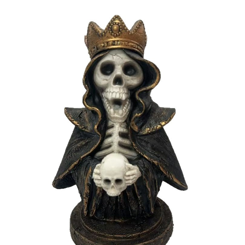 Decorative skull statue