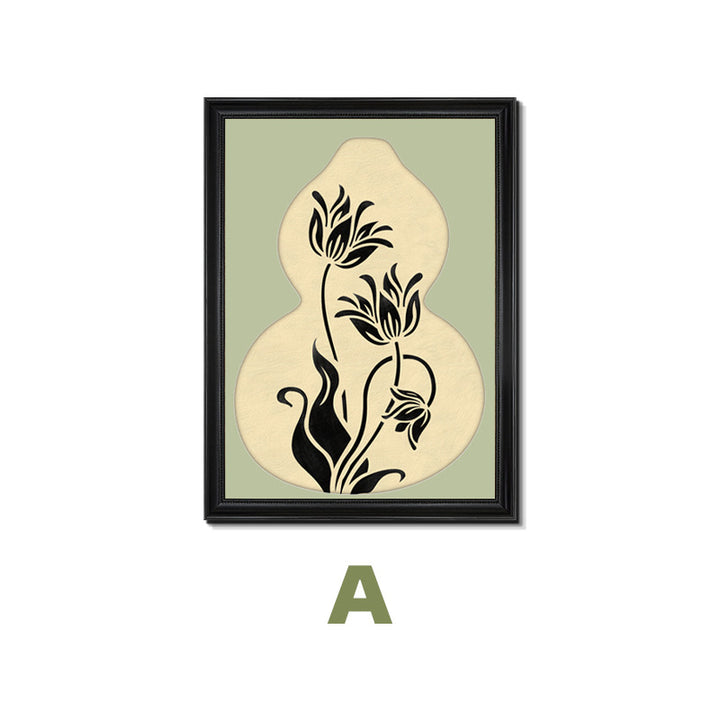 Decorative Framed Bird Silhouette Wall Art