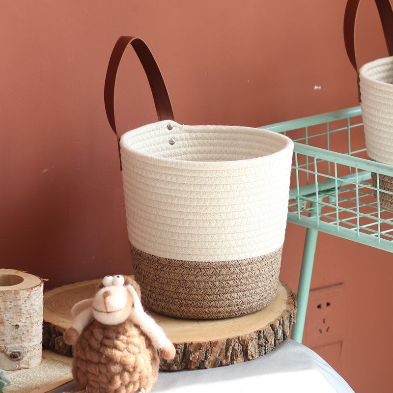 Handcrafted storage basket
