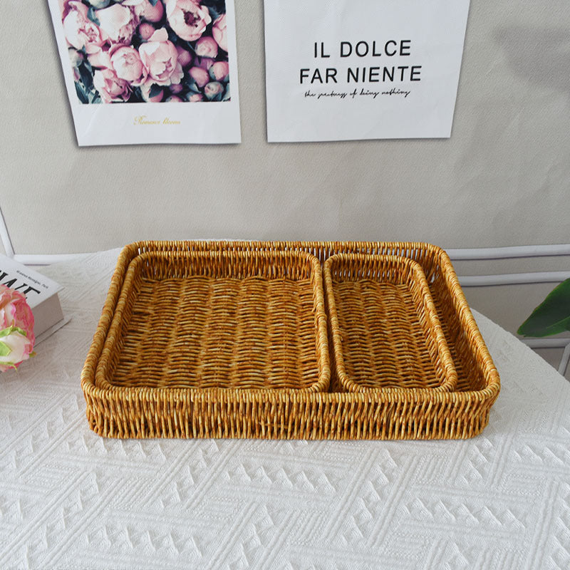 Elegant Handwoven Serving Tray