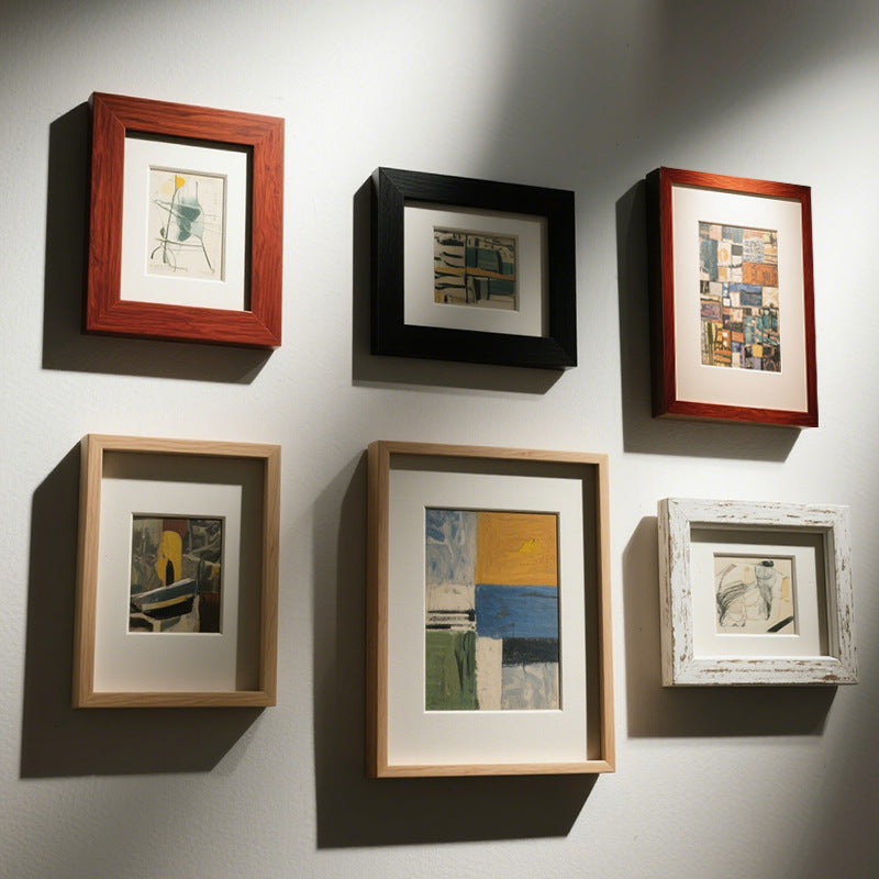 Framed Multi-Panel Abstract Art