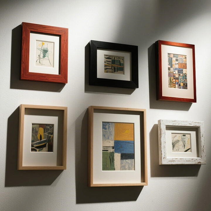 Framed Multi-Panel Abstract Art