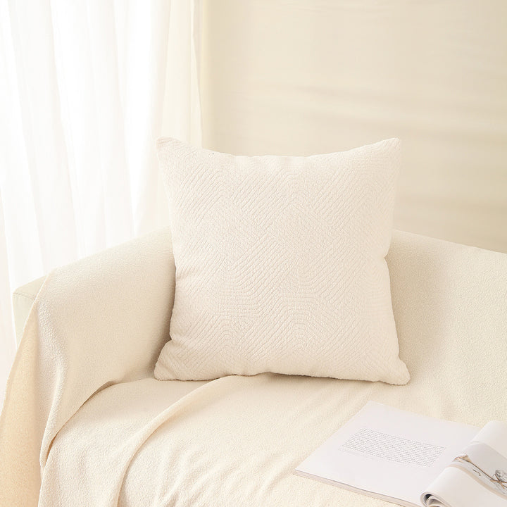 Textured Weave Throw Pillow for Sofa Decor
