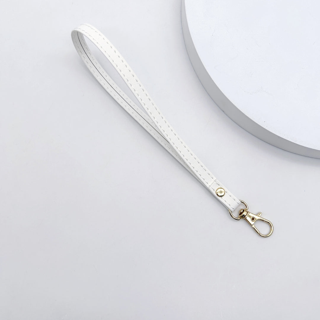 Durable Synthetic Leather Lanyard