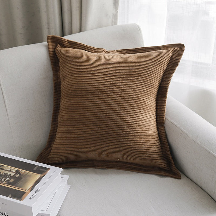 Textured Corduroy Throw Pillow
