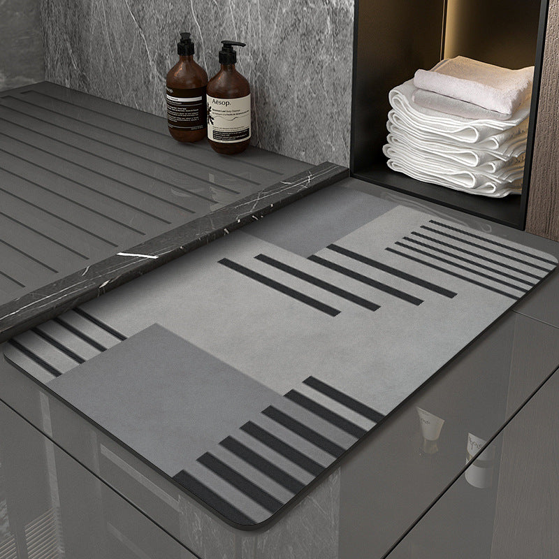 Modern Geometric Bath Mat
