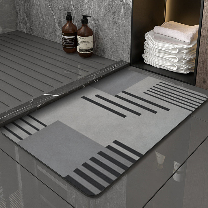 Modern Geometric Bath Mat