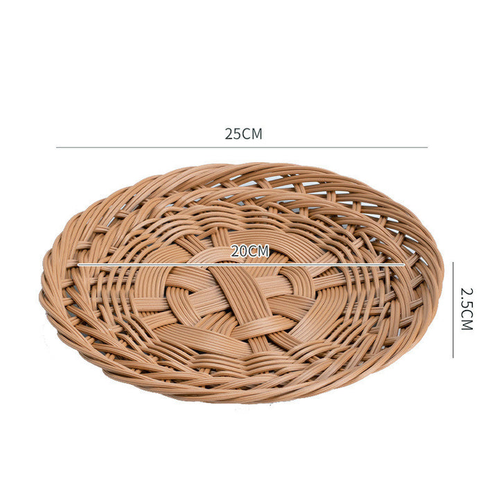 Decorative Oval Woven Tray