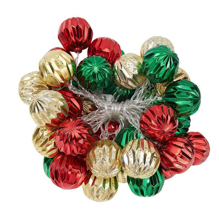 Colored LED Christmas light chain