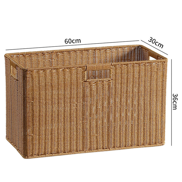 Handcrafted Rectangular Storage Basket
