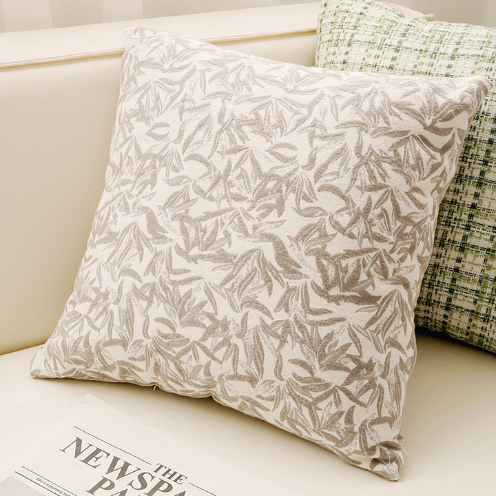 Botanical Patterned Soft Decorative Pillow