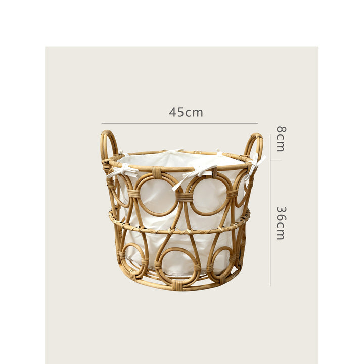 Basket with Round Cutout