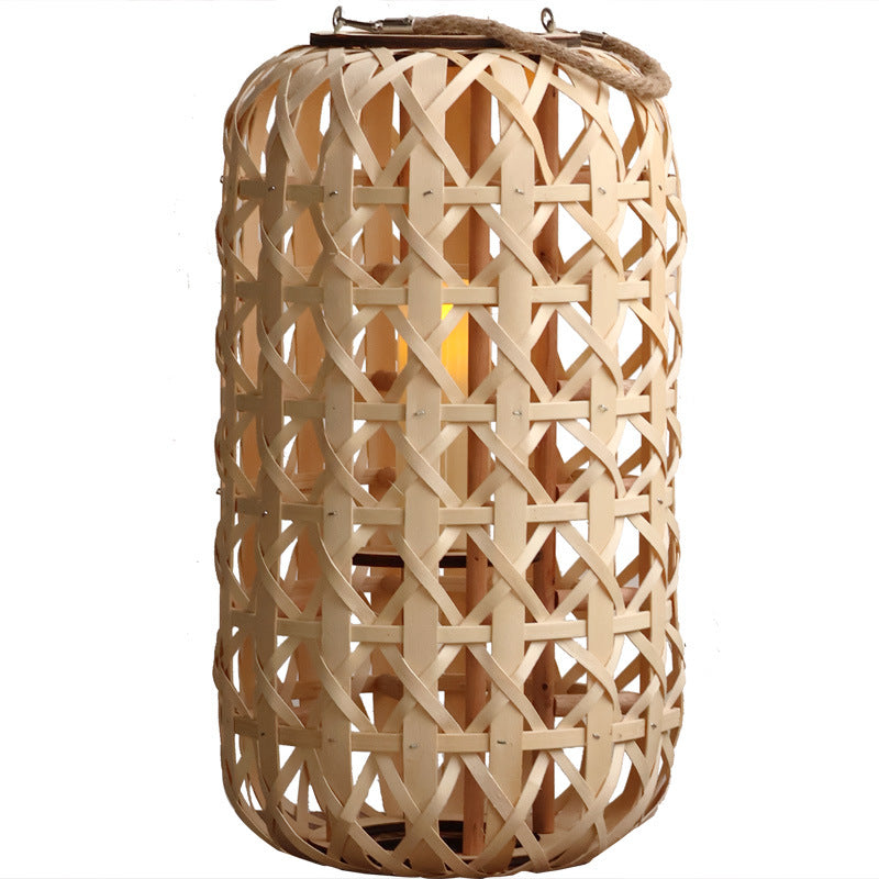 Handcrafted lantern in natural design