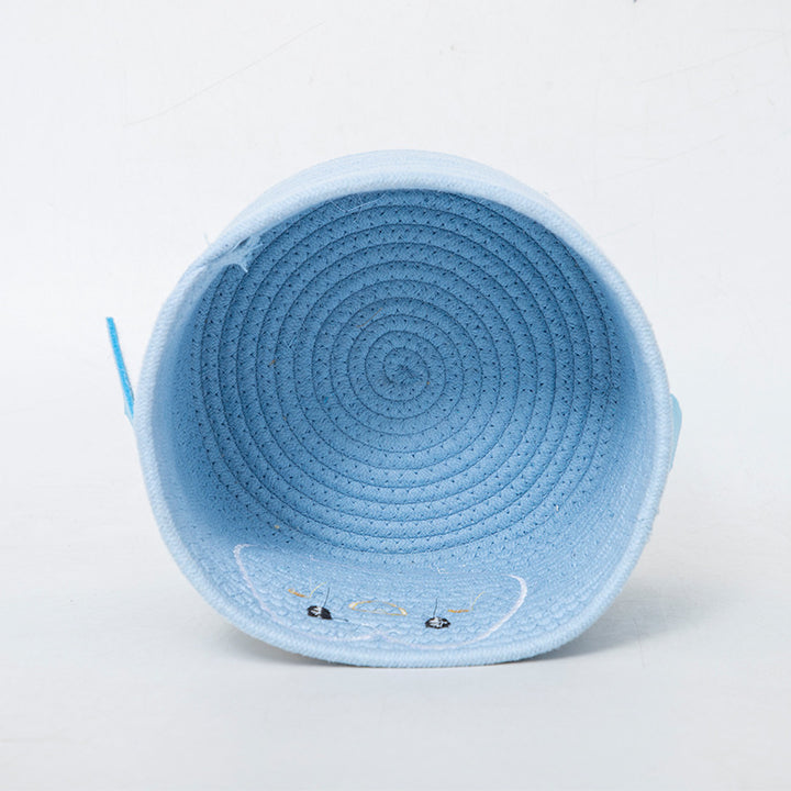 Playful storage basket in penguin design
