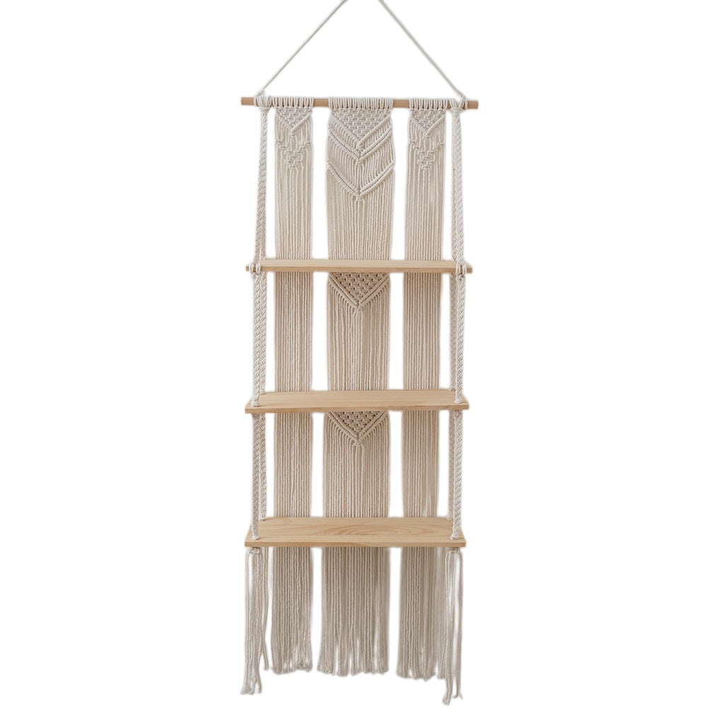 Macramé Wall Hanging Shelf